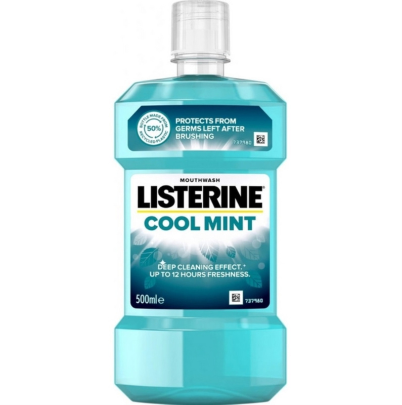 Listerine Cool Mint ústní voda pro svěží dech 500 ml