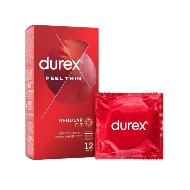 Kondomy - Durex Feel Thin 12 ks