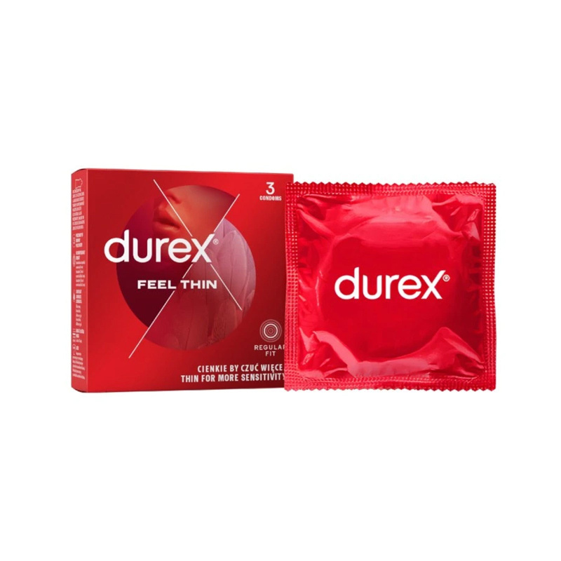 Kondomy - Durex Feel Thin 3 ks
