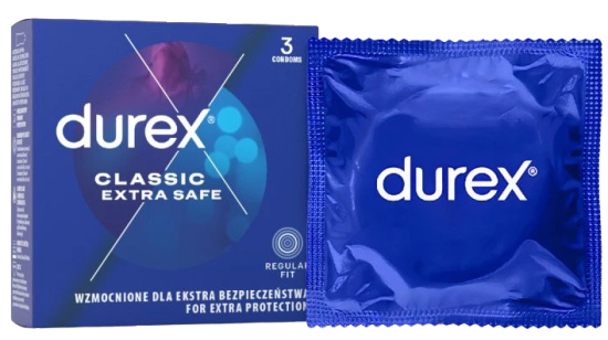 DUREX Extra safe prezervativ 3 kusy