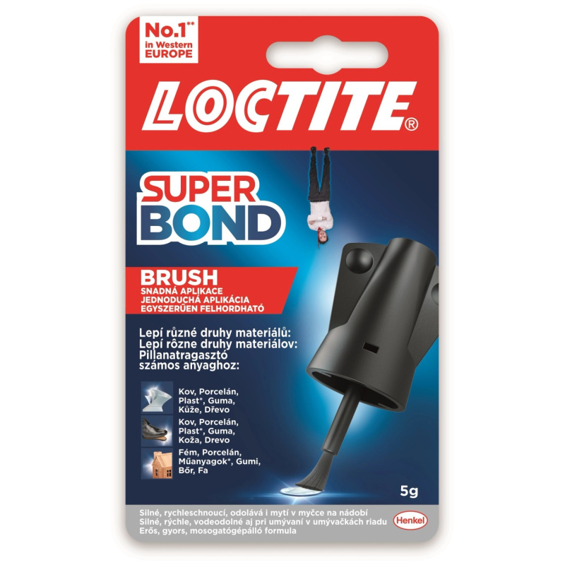 LOCTITE Vteřinové/ sekundové lepidlo SUPER BOND BRUSH 5 g