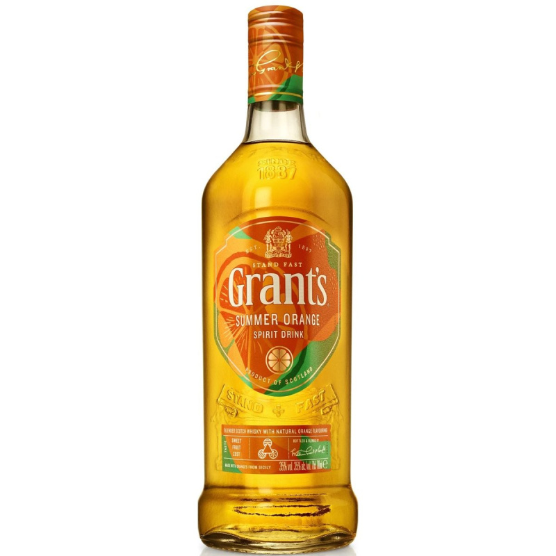 Grant's Summer Orange whisky 35% obj.