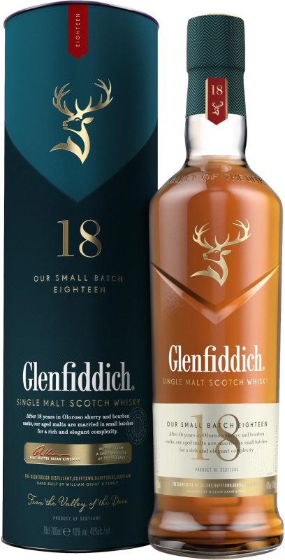 Glenfiddich 18 letá 40% 0,7l