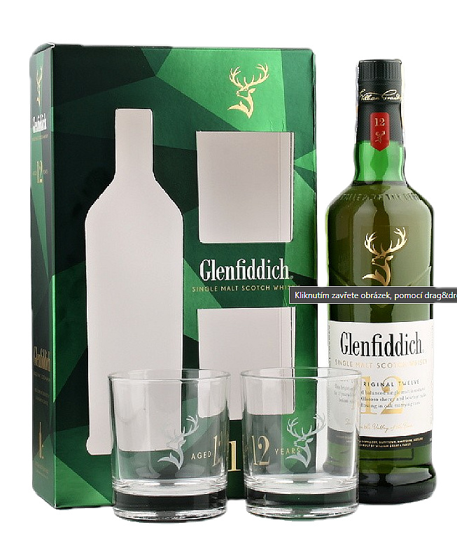 Glenfiddich Glenfiddich 12let 0,7l 40% + Dárkové balení
