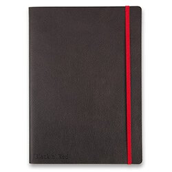 Oxford Black n' Red Journal - zápisník - B5, linkovaný, 72 listů