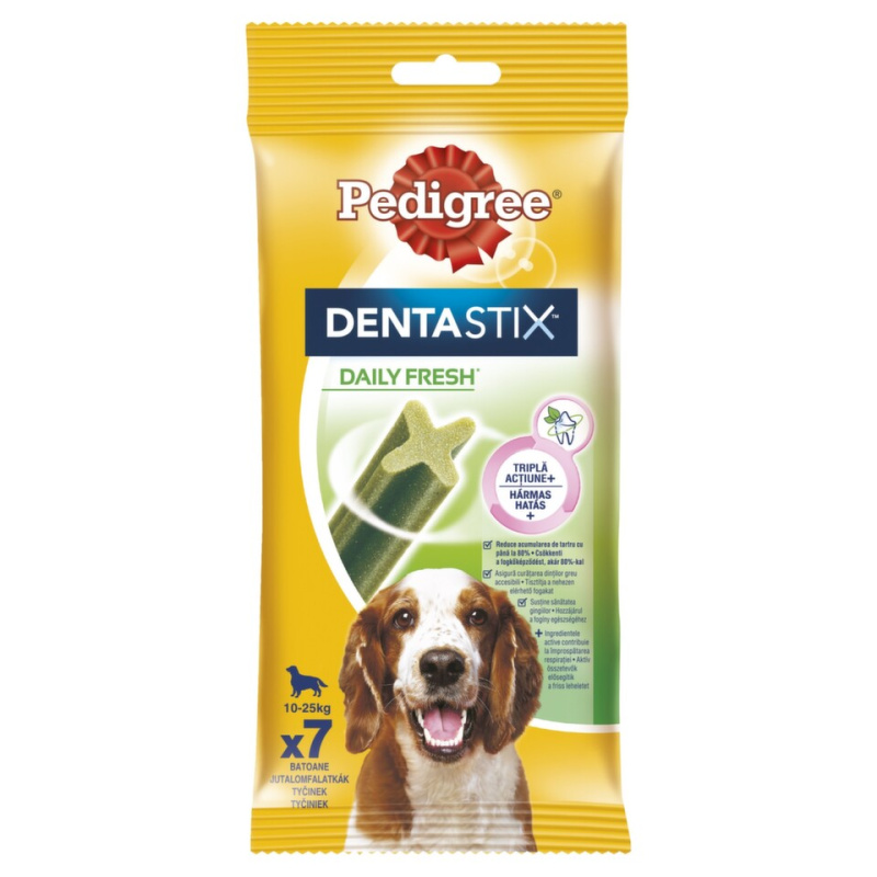 Pedigree Pochoutka Denta Stix Fresh Medium 7ks (180g) Medium 7ks (180g)