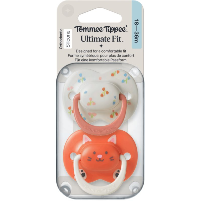 Tommee Tippee Ultimate Fit 18-36m dudlík Girl 2 ks