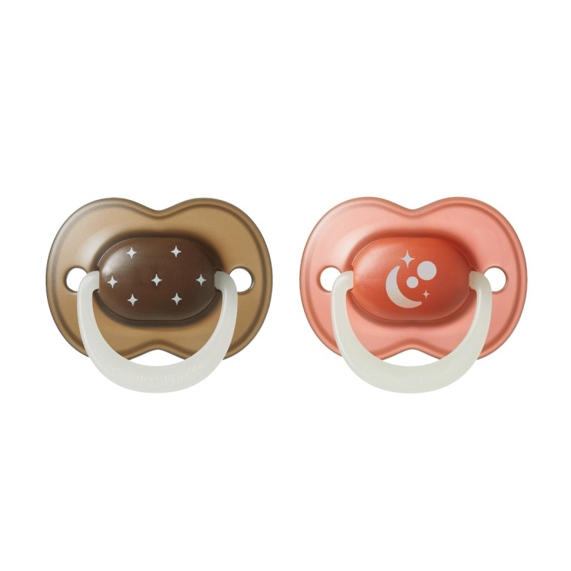 Tommee Tippee NightGlow Soother 18-36m dudlík Boy 2 ks