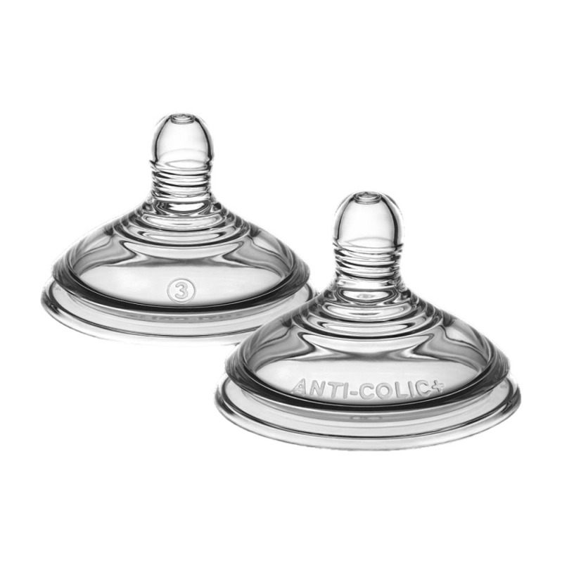 Tommee Tippee Náhradní savičky C2N ANTI-COLIC rychlý průtok 2ks 6m+