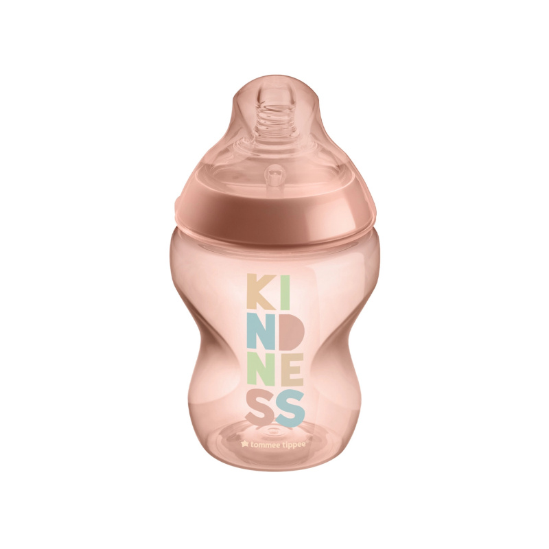 Tommee Tippee Closer To Nature Anti-colic Kindness kojenecká láhev Slow Flow 0m+ 260 ml
