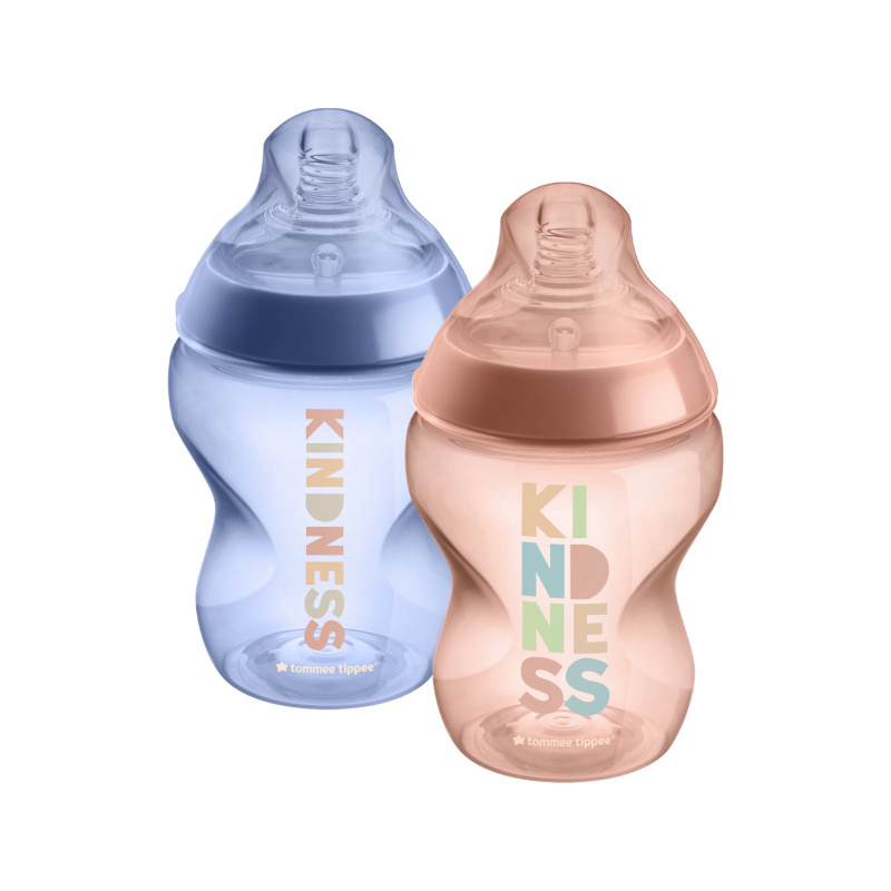 Tommee Tippee Natural Start Anti-Colic kojenecká láhev Slow Flow 0m+ 2x260 ml