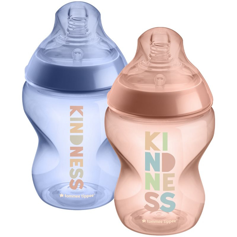 Tommee Tippee Natural Start Anti-Colic kojenecká láhev Slow Flow 0m+ 2x260 ml