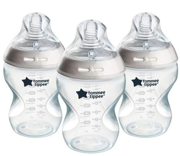 Tommee Tippee Natural Start Anti-Colic samosterilizační kojenecká láhev Slow Flow 0m+ 3x260 ml
