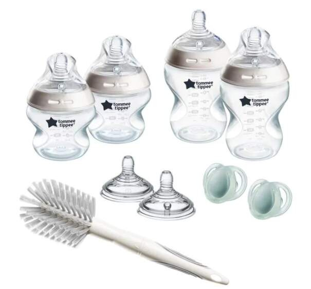 Tommee Tippee Natural Start Anti-Colic sada pro miminka samosterilizační 0 m+ White
