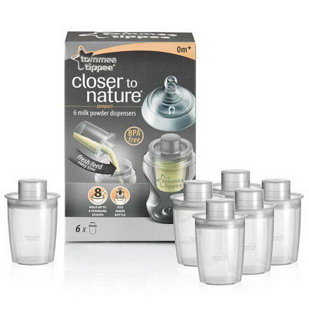 Tommee Tippee Dávkovač na sušené mléko C2N, 6ks