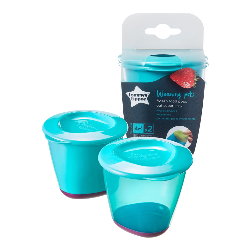 Tommee Tippee Nádobky na jídlo s měkkým dnem Explora 2 ks