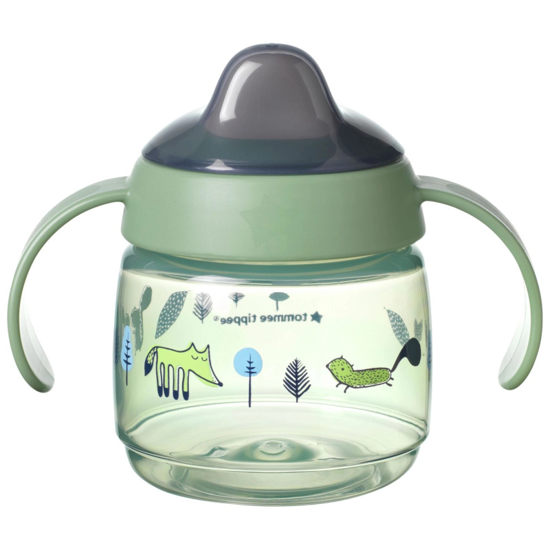 Tommee Tippee Superstar 4m+ netekoucí hrnek pro děti Green 190 ml