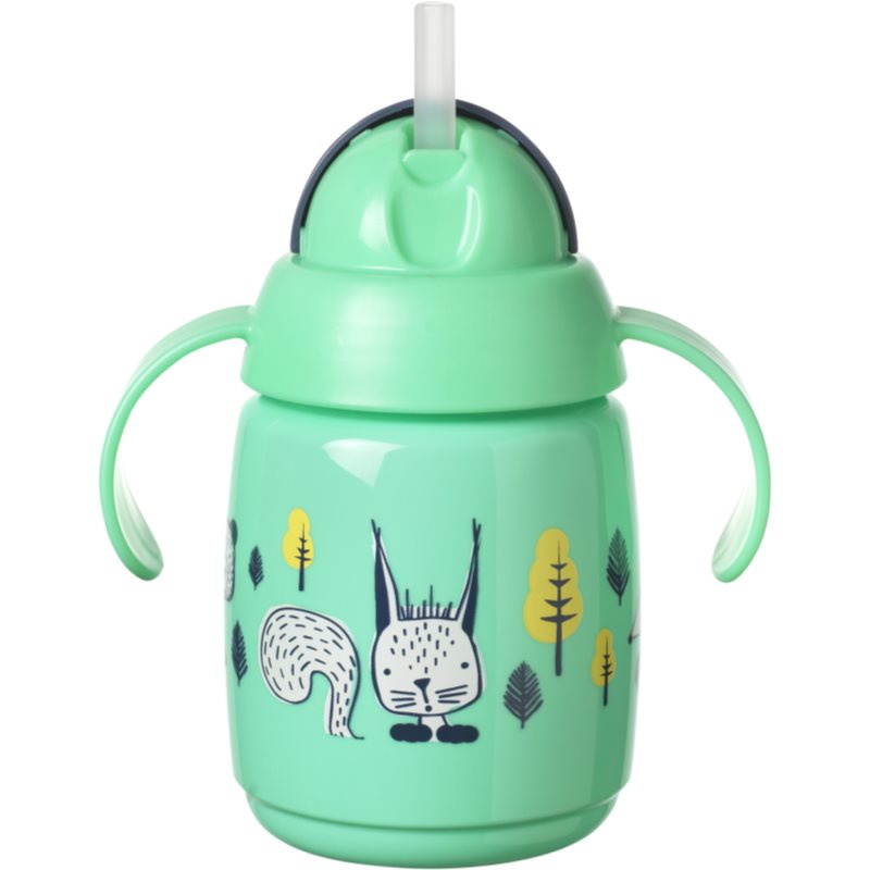 Tommee Tippee Superstar Straw Cup hrnek s brčkem pro děti 6m+ 300 ml