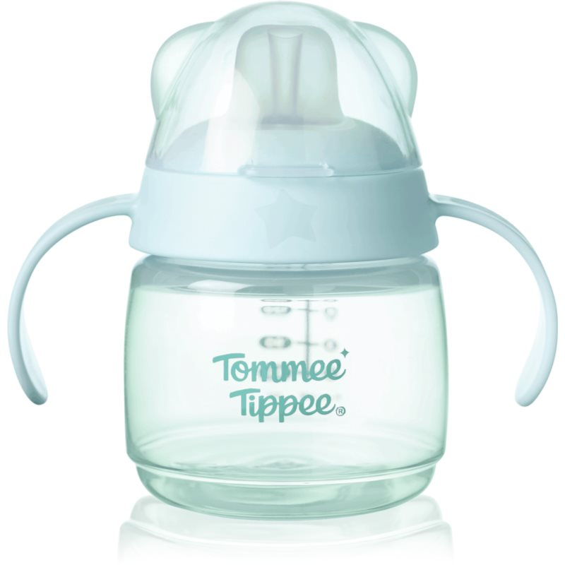Tommee Tippee Netekoucí hrneček s hubičkou Transition 4m+ 150 ml modrý