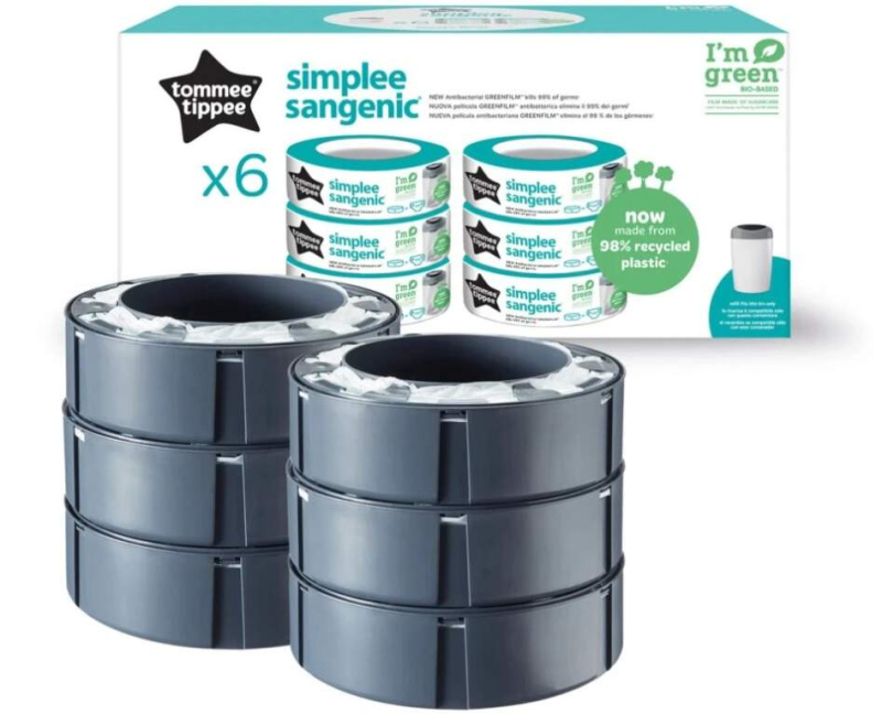 Tommee Tippee Simplee náhradní kazeta 6 ks