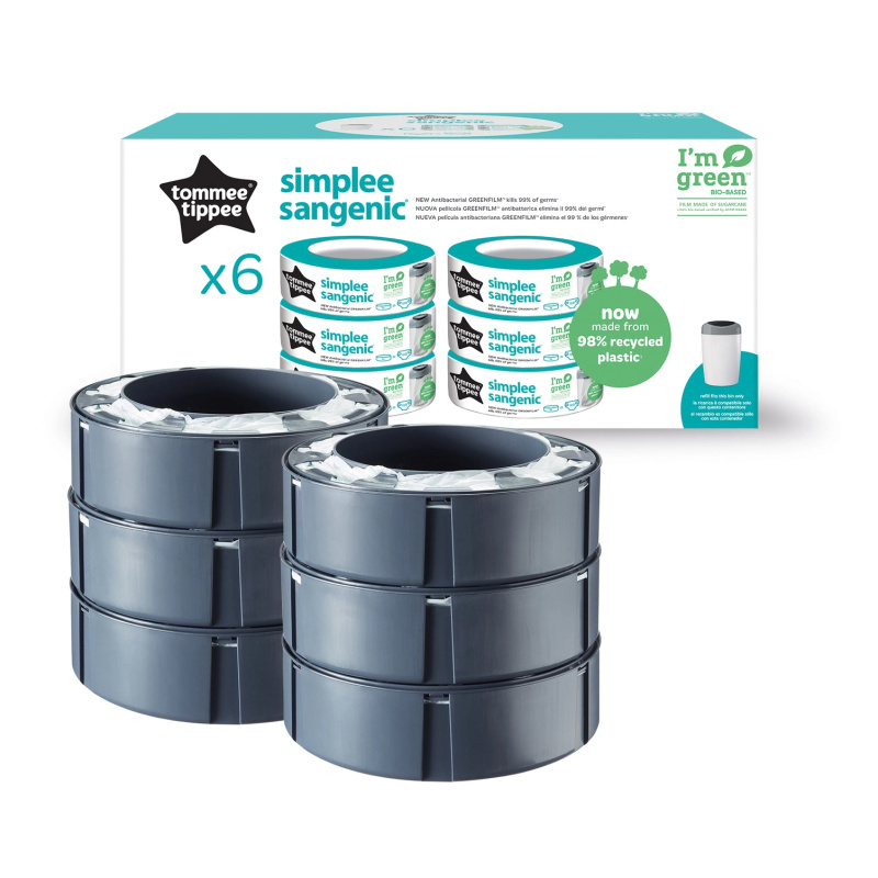 Tommee Tippee Simplee náhradní kazeta 6 ks
