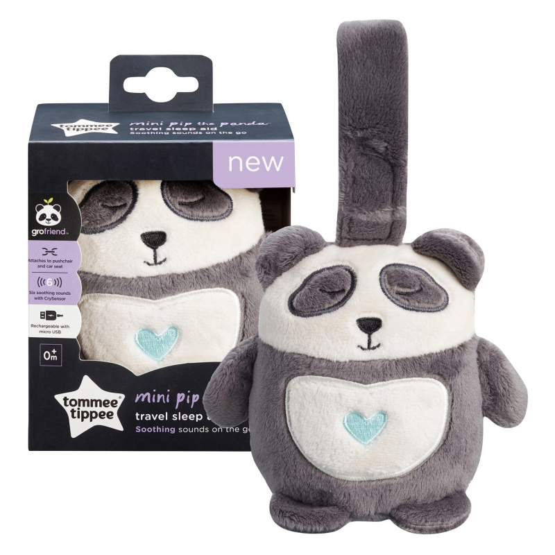 Tommee Tippee Grofriend Pip the Panda kontrastní závěsná hračka s melodií 1 ks