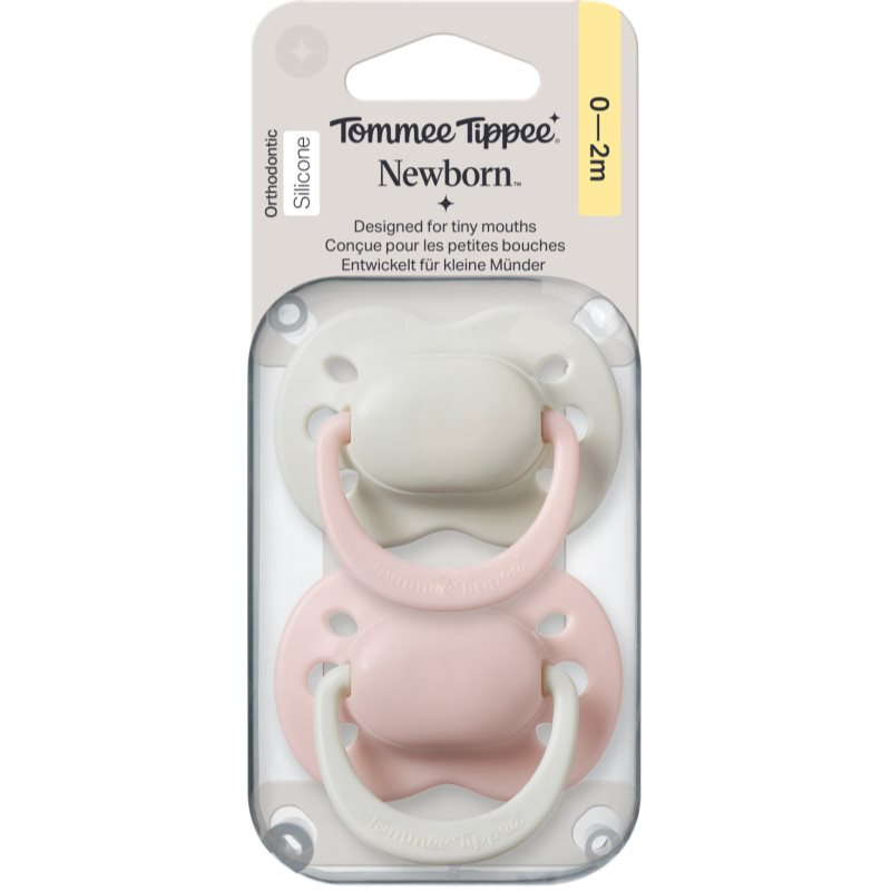 Tommee Tippee Newborn 0-2m dudlík Girl 2 ks