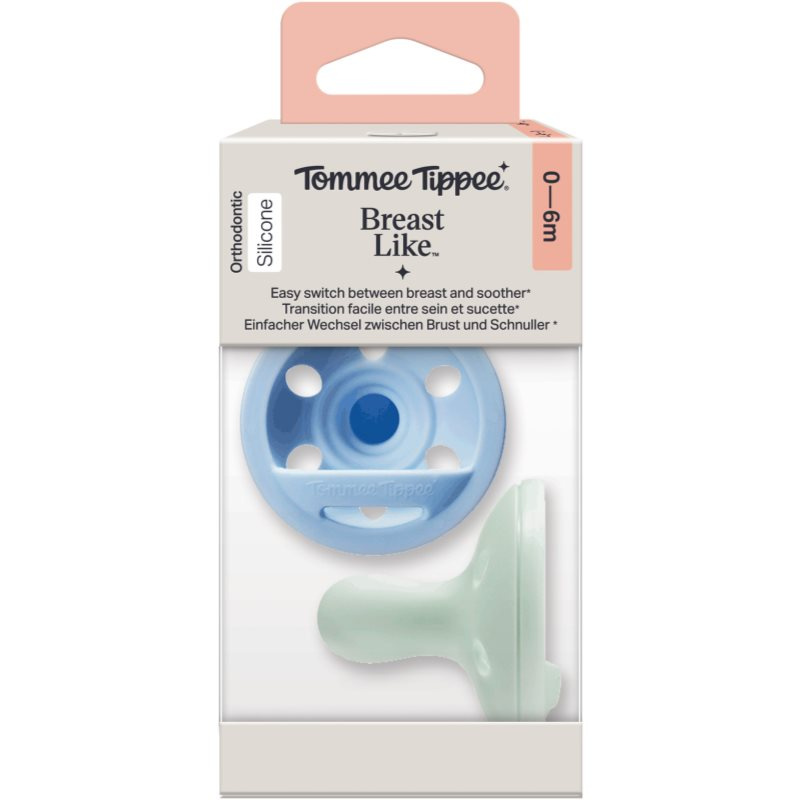 Tommee Tippee Breast-like 0-6 m dudlík 2 ks