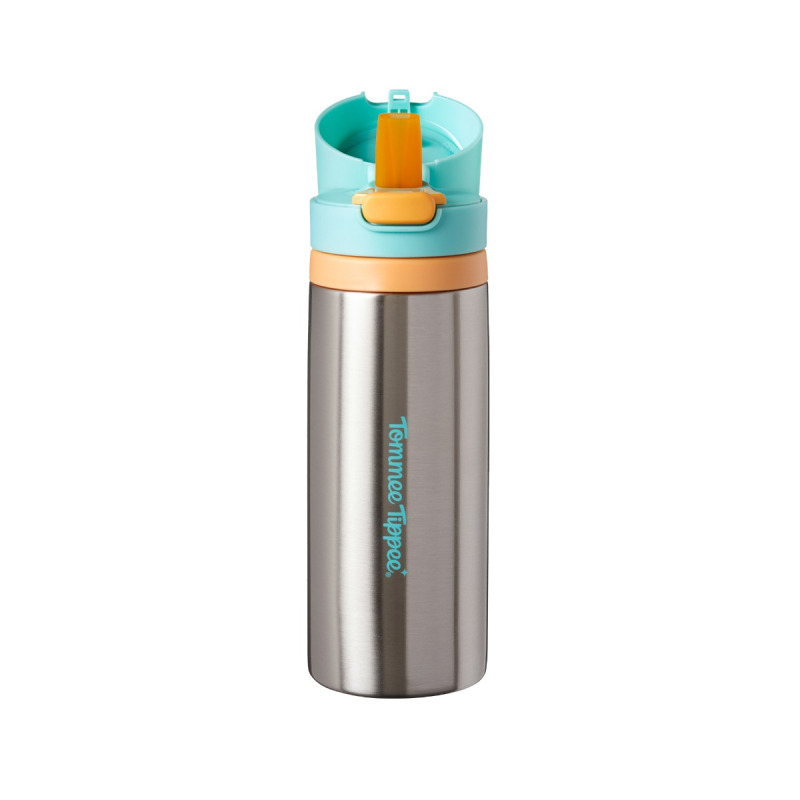 Tommee Tippee On The Go nerezová termoláhev se silikonovým pítkem 24m+ 500 ml
