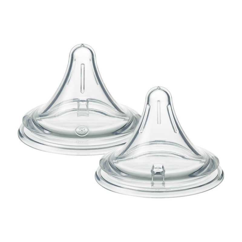Tommee Tippee Natural Start Deep Latch Teats trojúhelníková savička na lahev rychlý průtok 2 ks