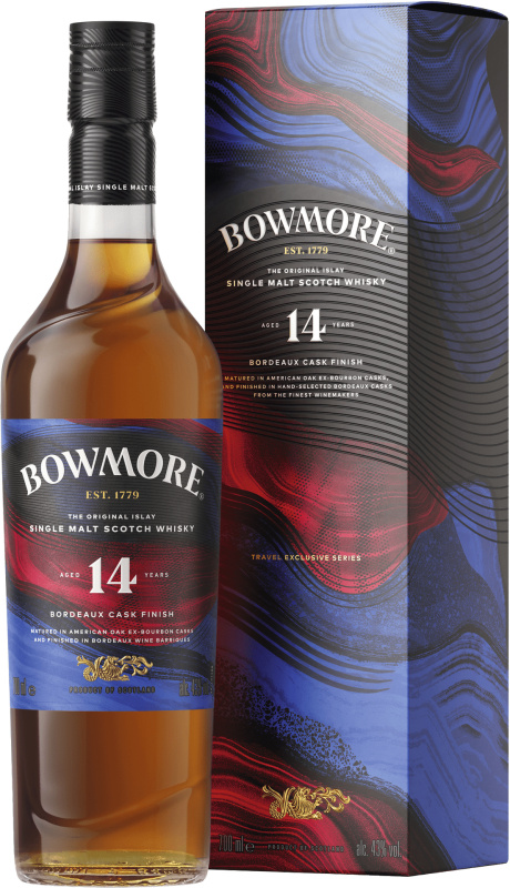 Bowmore 14 letá Bordeaux Cask Finish 43% 0,7l