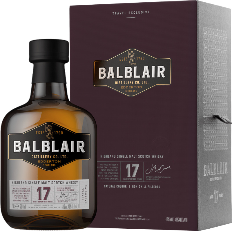 Balblair 17 letá 46% 0,7l