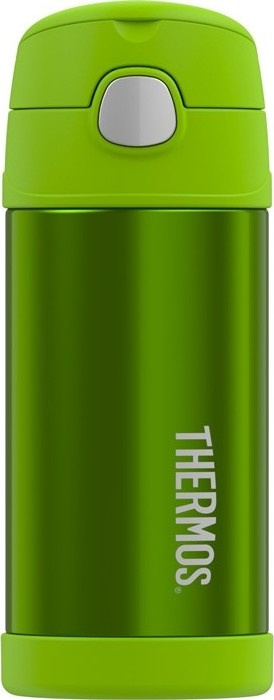 THERMOS Dětská termoska s brčkem - limetková 0,355