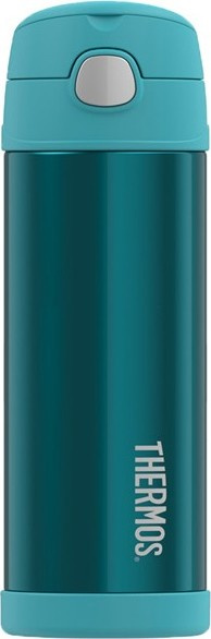 THERMOS Dětská termoska s brčkem - tyrkysová 0,47
