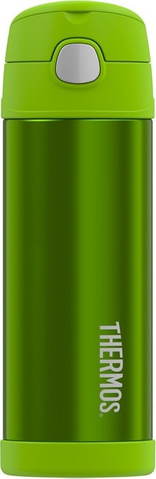 THERMOS Dětská termoska s brčkem - limetková 0,47