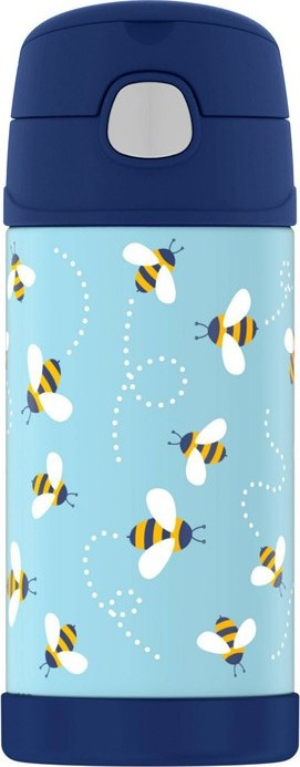 THERMOS Dětská termoska s brčkem - honey bees 0,355