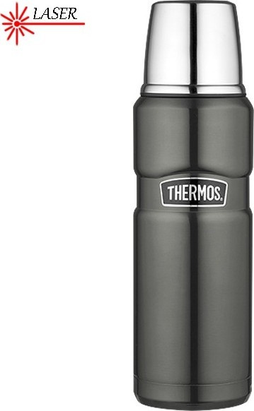 THERMOS Termoska na nápoje - metalicky šedá 0,47
