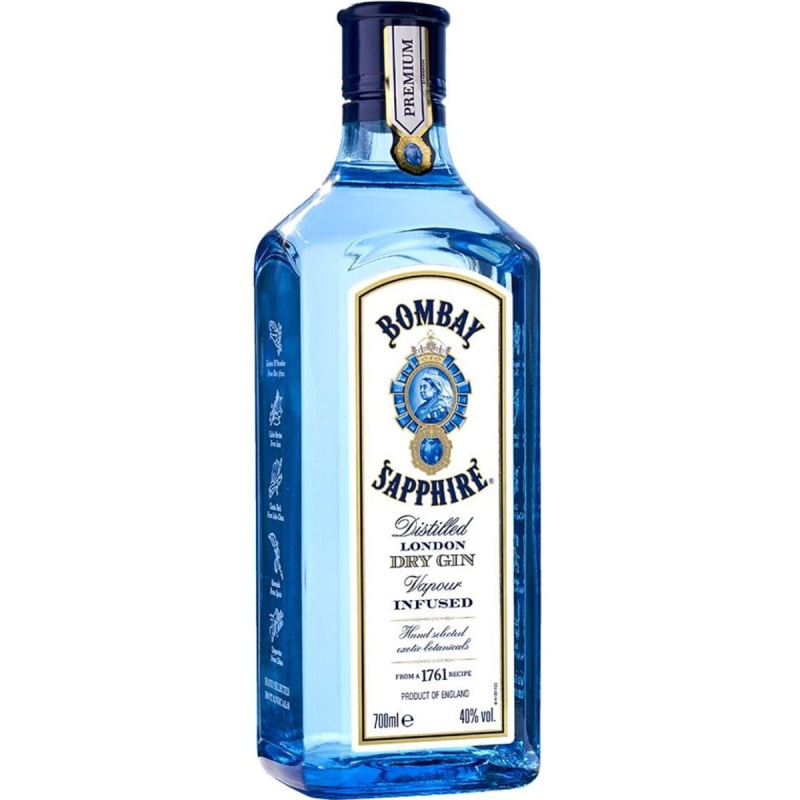 Bombay Sapphire London Dry Gin 40% obj.