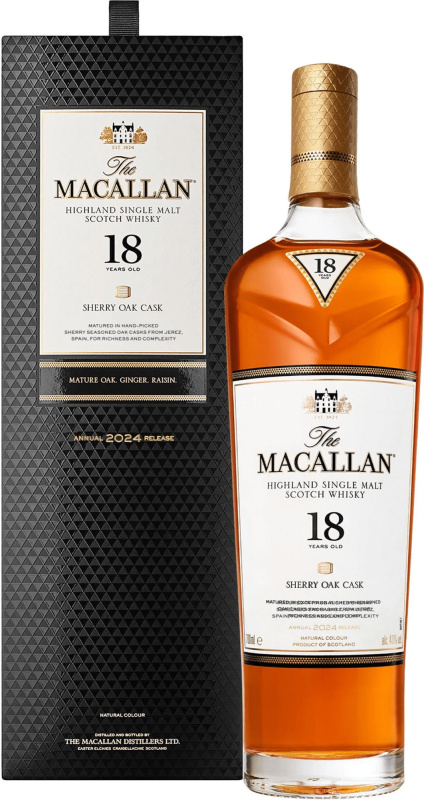 Macallan 18 letá Sherry Oak 43% 0,7l