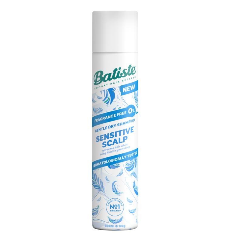 Batiste Sensitive suchý šampon pro citlivou pokožku hlavy 200 ml