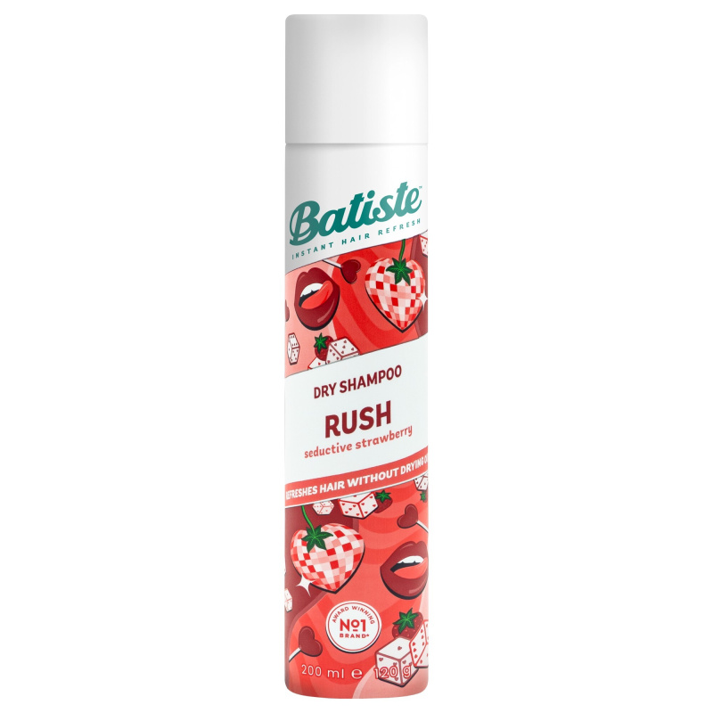 Batiste Rush suchý šampon pro mastné vlasy 200 ml