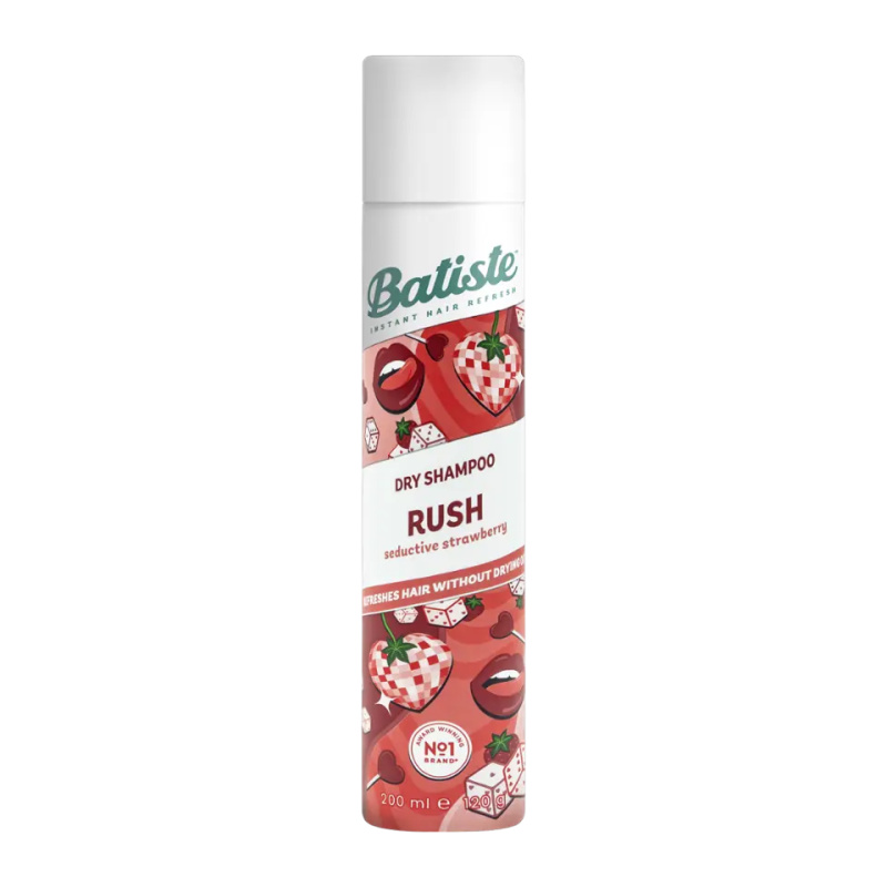 Batiste Rush suchý šampon pro mastné vlasy 200 ml