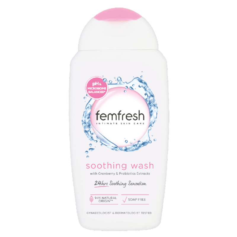 Femfresh Soothing mycí emulze s probiotiky 250 ml
