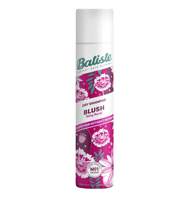 Batiste Blush Flirty Floral suchý šampon pro objem a lesk 200 ml