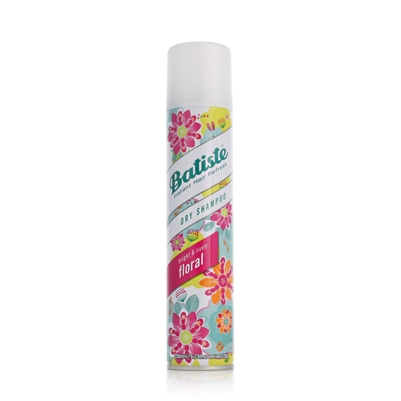 Batiste Floral Lively Blossoms suchý šampon pro všechny typy vlasů 200 ml