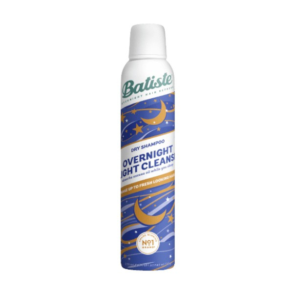 Batiste Overnight Light Cleanse suchý šampon na noc 200 ml