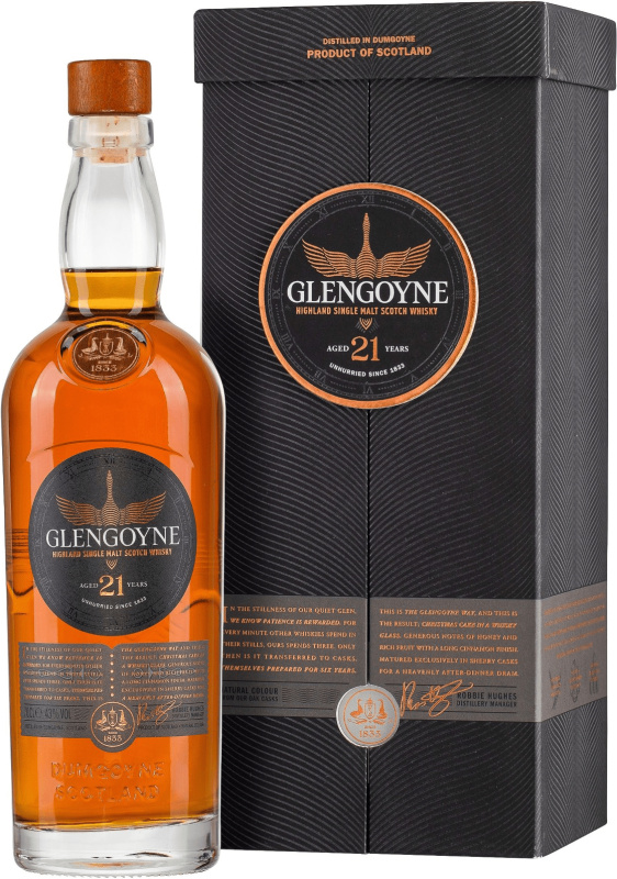 Glengoyne 21 letá 43% 0,7l