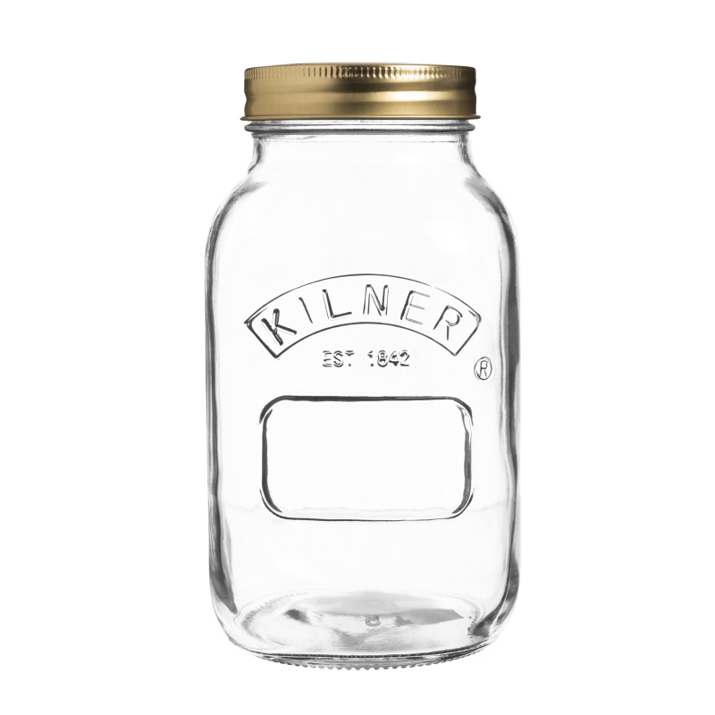 Kilner Zavařovací sklenice s kovovým víčkem, 1 l 0025.401