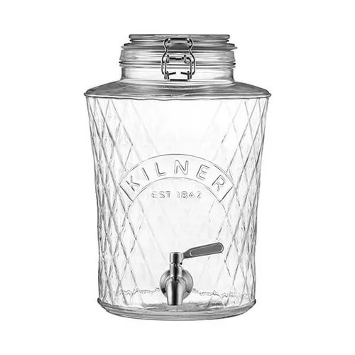 Kilner Skleněný soudek s nerezovým kohoutkem, Diamond, 5 l 0025.107