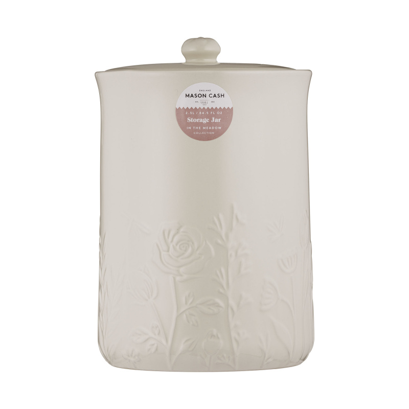 Mason Cash Kameninová dóza s víkem, In the Meadow, 2,5 l, bílá 2002.310